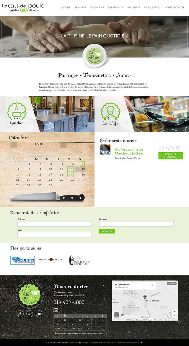 Le Cul de poule - Atelier culinaire