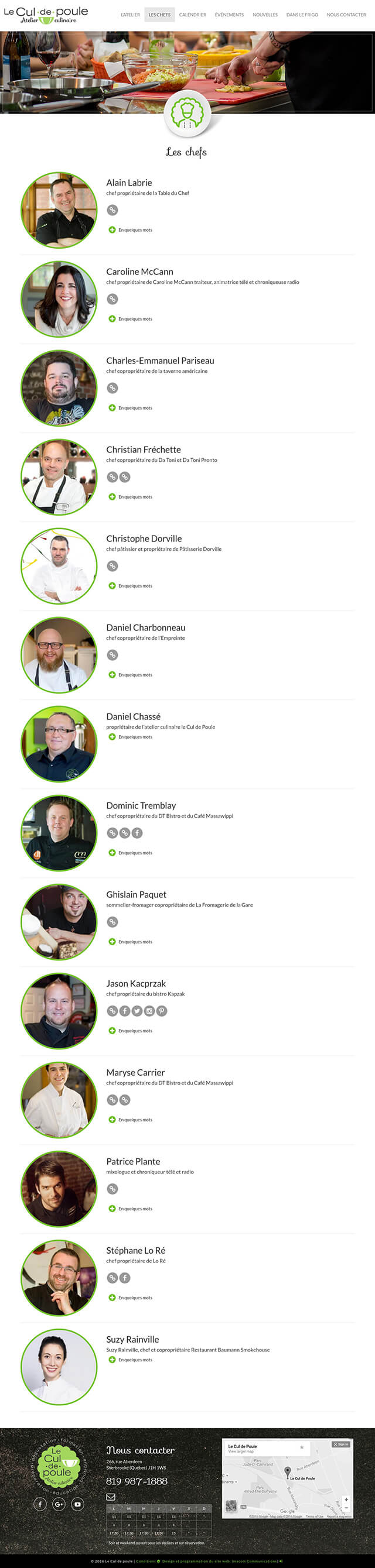 Le Cul de poule - Atelier culinaire